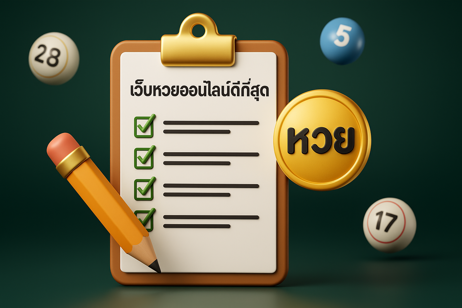 เว็บหวยออนไลน์ที่ดีที่สุดในปี 2568 ต้องมีอะไรบ้าง? มาดูเช็กลิสต์กัน